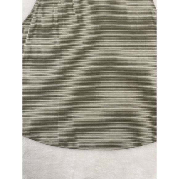 NWT Athleta Cloudlight Stripe Muscle Tank Top 1X Olive - Picture 3 of 8
